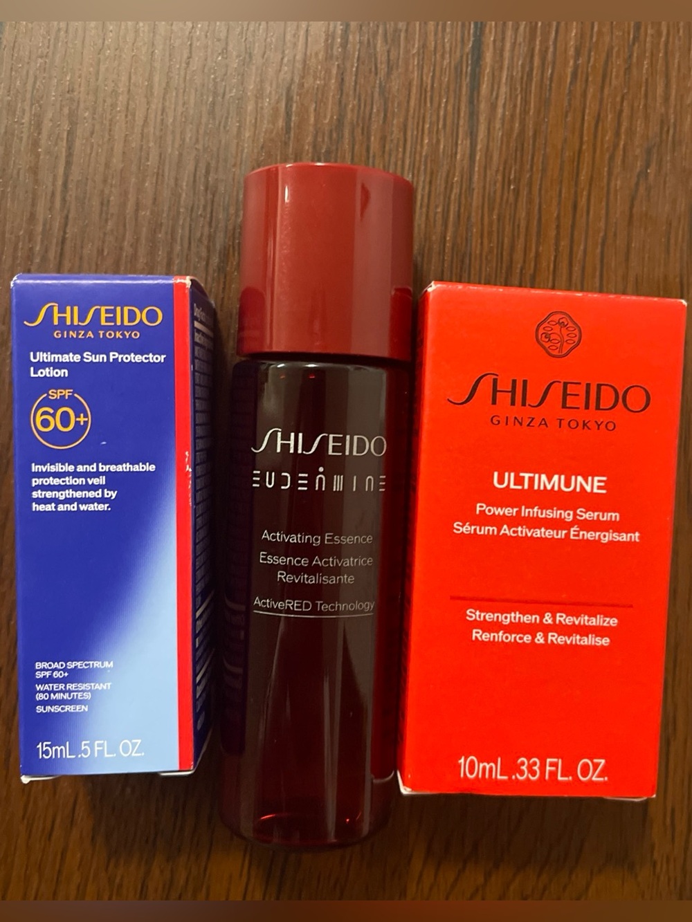 Shiseido Ultimune Serum & Sun Protector 3 pcs set
